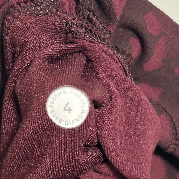 Lululemon Align Crop *21" Formation Camo Dark Adobe Multi - Picture 2 of 5